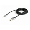 GEMBIRD Opletaný MicroUSB - USB 2.0, M/M, 1,8 m, černý CCB-mUSB2B-AMBM-6