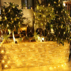 Vianočné LED osvetlenie, svetelná sieť 160ks / 3,5m x 0,8m bílá studená