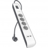 BELKIN SurgeStrip přep.ochrana,4 zásuvky,525J,2USB BSV401ca2M
