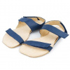 Vlnka Barefootové kožené sandály Ota - tmavě modrá - EU 44