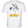 pánske tričko BONES SKATE SKELETON White M