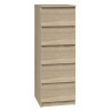 Komoda TopEshop Malwin 40 x 45 x 111 cm dub sonoma matný