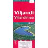 mapa Viljandimaa (Viljandi a okolí) 1:150 t.