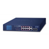 PLANET GSD-1222VHP sieťový prepínač Nespravované Gigabit Ethernet (10/100/1000) Podpora napájania cez Ethernet (PoE) 1U Modrá (GSD-1222VHP)