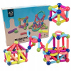 MAGNETICKÉ VZDELÁVACIE KOCKY MAGNETIC STICKS PUZZLE 3D 42 DIELIKOV