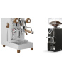 Lelit MaraX3 PL62X3, white + Eureka Mignon Libra, CR black
