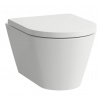 Laufen Kartell by Laufen závesné WC Rimless/Compact 37x49x28,5cm,hlboké splach,Biela s LCC H8203334000001