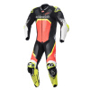 jednodielna kombinéza GP TECH 4 2022, kompatibilná s TECH-AIR, ALPINESTARS (červená fluo/žltá fluo/čierna/biela) M104-110