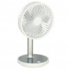 Stojanový ventilátor na nohe biely