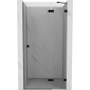 Mexen Lunar sprchové dvere výkyvné pravé 125 cm, transparentné, čierne - 834-125-000-70-00-P