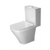 Duravit DuraStyle WC kombi misa, zadný odpad, s HygieneGlaze, biela 2162092000