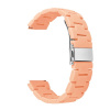 Lige Remienok k hodinkám / Eco plast / šírka 20mm / pastelová svetlo oranžová (marhuľová) 660976