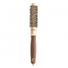Olivia Garden Expert Blowout Shine Gold a Brown okrúhla fúkacia kefa na vlasy 20 ml