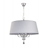 Svietidlá - Závesné svietidlá - Lampa żyrandol zwis abażur chrom EGIDA 1605 J (Svietidlá - Závesné svietidlá - Lampa żyrandol zwis abażur chrom EGIDA 1605 J)