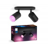 Philips | Philips - LED RGBW Stmievateľné bodové svietidlo Hue FUGATO 2xGU10/4,2W/230V čierna | P6182