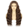 Wigorous Dedra - dlhá hnedá vlnitá lace front parochňa