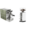 Stone Espresso Mine Green + Eureka Mignon Libra, CR white