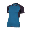 LASTING merino tričko ZITA - dámské - modré Velikost: S