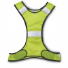 Hama reflexná vesta pre bežcov/chodcov/cyklistov, vrecko na zips, nastaviteľná veľkosť, neónovo žltá 178143