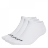 adidas Thin Linear Low-Cut Socks 3P White/Black 12.5k - 1