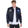 ALPHA INDUSTRIES Bunda MA-1 VF NASA - rep. blue (166107/07) Veľkosť: M/Regular