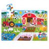 Bigjigs Toys Podlahové puzzle Farma 48 dielov