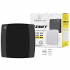 Kúpeľňový ventilátor Mission Air WINDY 150 Black T 150 mm