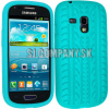 Silikónový obal Samsung Galaxy S III Mini – Tire – svetlo-modrá