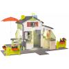 Domček s večerným osvetlením Friends House DeLuxe Life Smoby rozšíriteľný s dvoma vchodmi ku dvom kuchynkám