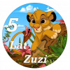 CUKROVÝ POPLATOK NA TORTU Leví kráľ PERSONALIZOVANÝ