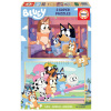 Drevené puzzle Bluey Educa 2x25 dielov