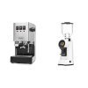 Gaggia New Classic EVO + Eureka Helios 65, white