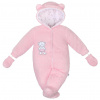Zimná kombinézka New Baby Nice Bear ružová - 68 , Ružová