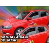 Deflektory na okná pre Škoda Fabia 3, 4ks