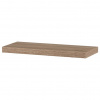 Autronic Polička nástenná 60 cm, MDF, 3D dekor dub sonoma, baleno v ochranej fólii P-001 SON1
