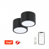 RONDATE SADA | IMMAX NEO | Čierne smart LED stropné svietidlo