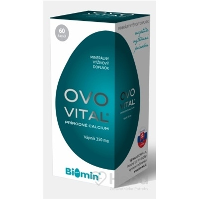 Biomin Ovovital Prírodné Calcium 60 kapsúl