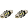 LED autožiarovka COMPASS Žiarovka 3 LED SMD 12V suf.11X32 SV8.5 NEW-CAN-BUS biela 2ks (8591686338263)