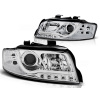 Predné svetlá Audi A4 B6 00-04 Tube Light Chrome