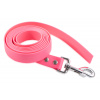 Firedog BioThane Vodítko 25 mm 1 m bez rúčky ružové