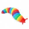 KN6 Antistresový kĺbový slimák finger slug Farba: mix farieb