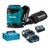 Makita Náradie - 18V AKU excentrická brúska 125 mm, 2x aku 5,0 Ah LXT, nabíjačka DBO180RTJ