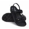 Batz Miri Black Camouflage č.39 Dámske anatomické čierne sandále