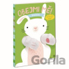 Maňásková knížka - Obejmi mě! Králíček - Pexi