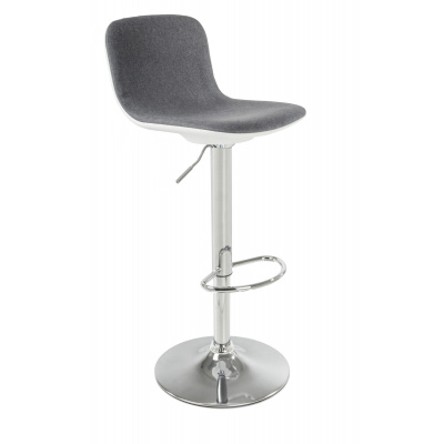 Barová stolička G21 Lima látková, gray G21-BRZ-LMGR