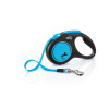 flexi New Neon pásik, veľkosť S 5m/15 kg, modrá