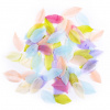 Dekoračné pierka 6 cm - 5g - Pastelové (husacie pierka)