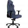 AROZZI herní židle VERNAZZA Soft Fabric Blue/ povrch Elastron/ modrá VERNAZZA-SFB-BL