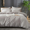 Luofanfei Bavlnená posteľná bielizeň 155x220 šedá svetlo šedá