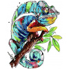 Gaira Malovanie podľa čísel Chameleón